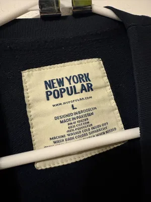NY popular Las Vegas blue crewneck sweatshirt large thumbnail 3