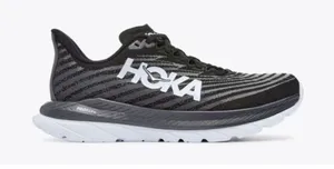Women's Hoka One‎ One Mach 5 Training Shoes Black/Castlerock Size 10.5 10.5B thumbnail 1