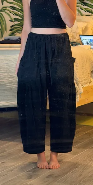 Barrel Black Pants thumbnail 1