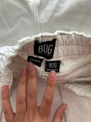 Urban Outfitters White Cargo Pants thumbnail 3