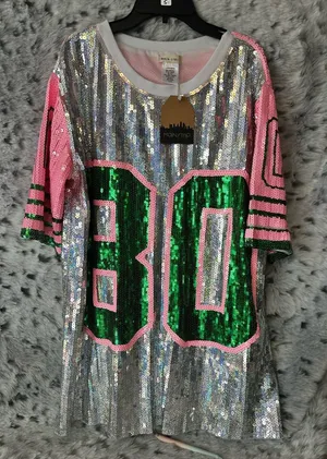 74. Main Strip Sequin oversized small Jersey thumbnail 1