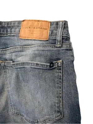 Lucky Brand low rise Lolita Skinny Jeans in Faded Blue Wash thumbnail 5