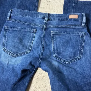 Joie Jeans Trouser Flare Women 25 Blue Medium Wash Mid Rise Denim Stretch Pants thumbnail 5