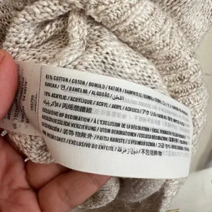 Abercrombie & Fitch Wrap Sweater‎ Vintage Y2K 2000s Casual Cream Large thumbnail 4