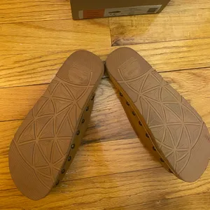 Kalso Earth Shoes Serenity Tan Leather light brown Buckle Slide Sandals 7.5 thumbnail 3