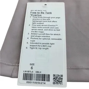 Lululemon Free To Be Tank Everlux Smoky Blush Sz 6 thumbnail 5