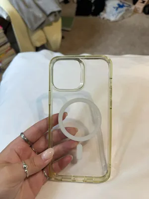 iPhone 15 pro max clear case Yellow thumbnail 2