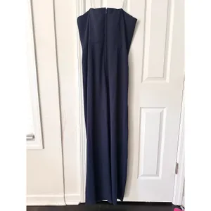 Lilly Pulitzer Kylo True Navy Blue Strapless Sweetheart Jumpsuit NWT 10 No Belt thumbnail 8