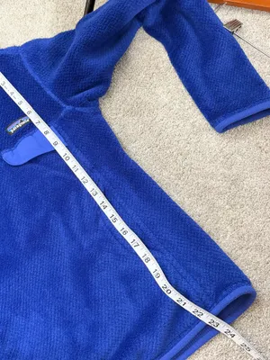 Patagonia Women's Re-Tool Snap-T Pullover Fleece Jacket in Harvest Moon Blue S thumbnail 12