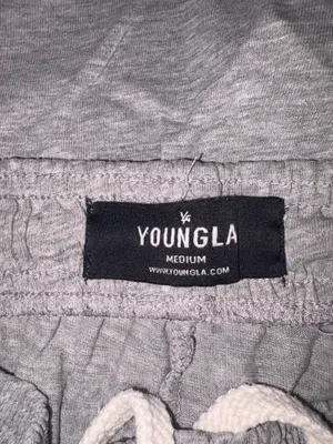 Young LA Gray Heather Sweatpants Size M thumbnail 7