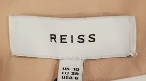 💕REISS💕 Mena One-Shoulder Crochet Lace Dress ~ Nude US 6 NWT thumbnail 11