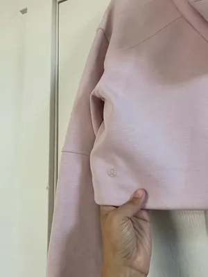 Women’s Lululemon Soft Oversized Zip Hoodie Pink Mist Size XS/S thumbnail 10