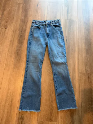 MOTHER The Hustler Flood Fray Jeans- size 27 thumbnail 3