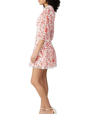 La Maison Talulah Dance And Romance Mini Dress Floral Lace thumbnail 3