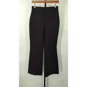 Quince Black Tailored Flare Pants thumbnail 2