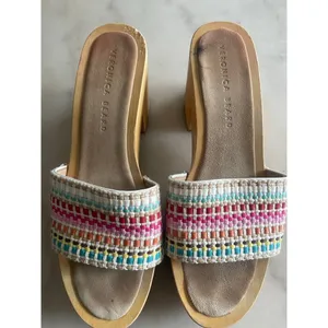 VERONICA BEARD Hannalee Woven Clog Mules thumbnail 10