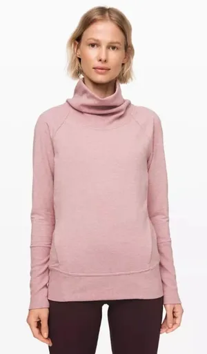 Lululemon Size 2 High Lines Pullover Vintage Mauve Heather thumbnail 1