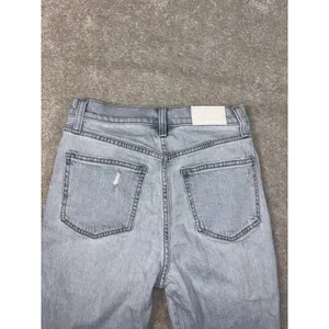 pistola kate slim‎ jean high rise raw hem light wash 26 thumbnail 6