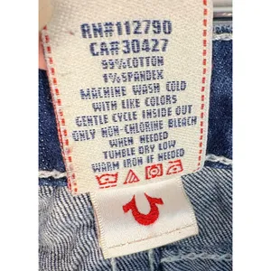 True Religion Becky Jeans Womens 30 Excellent‎ Bootcut Big T Stitching thumbnail 4