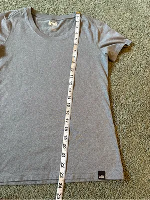 REI Co-op Gray Short Sleeve Shirt Womens Size XS Hiking Outdoor Athletic thumbnail 2