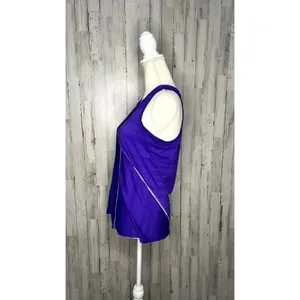 Athleta Women's Purple Run On‎ Tank Top Size Medium Sleeveless Lightweight thumbnail 5