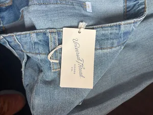Universal Thread Light Blue Denim Jeans with Contrast Stitching thumbnail 5