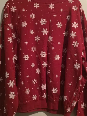 Disney women’s sweater Mickey & Minnie Holiday Top with Snowflakes thumbnail 9