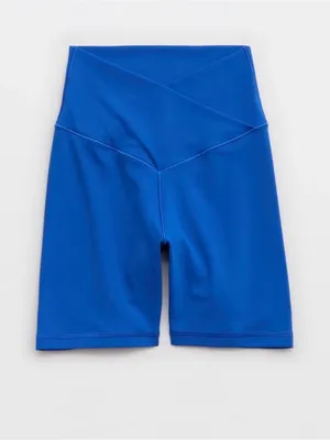 OFFLINE Real Me Crossover High Waisted 5" Bike Short Teal Large NWT IN PKG thumbnail 3