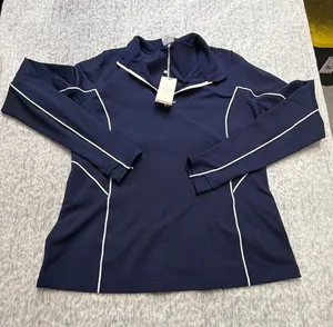 Callia Womens XL Navy Blue Cold Dash 1/4 Zip‎ Pullover Top NWT thumbnail 1