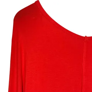 Free People Moonshine Top Long Sleeve V Neck Tunic T Shirt Red Womens Size Small thumbnail 5