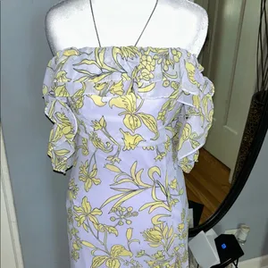 Lulu's Yellow Floral Backless Maxi Dress thumbnail 4