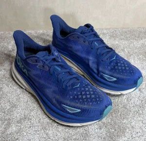 Hoka One One Women’s Clifton 9 Sneaker Shoes Running in Evening Sky Blue 10B thumbnail 1