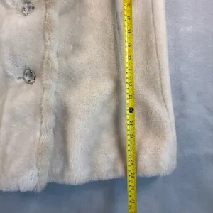 Sportowne Ultra Seal Faux Fur Coat Beige Jacket Women 10 Vintage Mobwife thumbnail 6