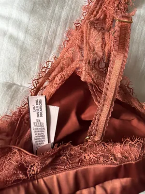 Victoria's Secret NWOT Lace Bralette in Rust - Women's Intimates size L thumbnail 2