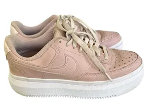Nike Court Vision Alta Pink Sneakers Sz 7 thumbnail 3