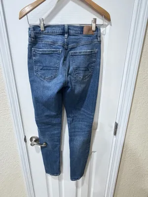 American Eagle women’s 90s skinny jeans with stretch size 0 thumbnail 2