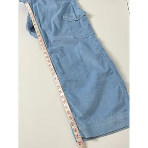 American Eagle Super High-Rise Baggy Wide Leg Corduroy Cargo Pants Size 4 thumbnail 9