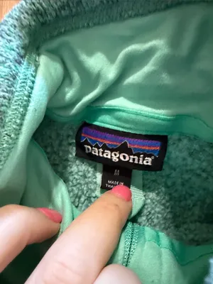 Patagonia Blue Green Better Sweater Pullover Sz M thumbnail 2