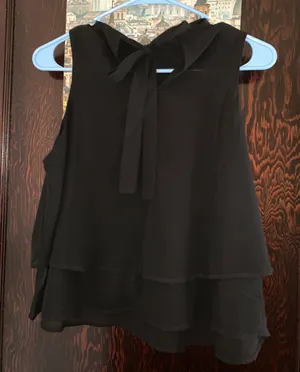 Calliope Black Layered Tank Top Size M thumbnail 1