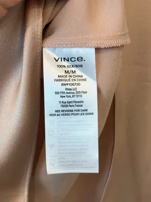 Vince Silk Bias Long Sleeve Blouse thumbnail 5