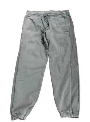 Tna Aritzia Cozy Fleece Boyfriend Sweatpant GD Black Faded Grey Large‎ L thumbnail 1