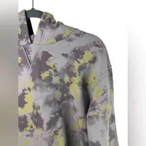 Lululemon All Yours Hoodie Size 8 Orbital Tie Dye‎ Mauve Grey thumbnail 6