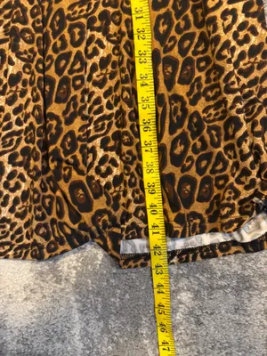 Sign Here Leopard Print Smocked Waist Midi Dress - Brown thumbnail 7