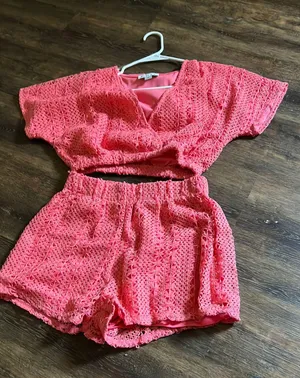 HYFVE orange top and shorts  thumbnail 1