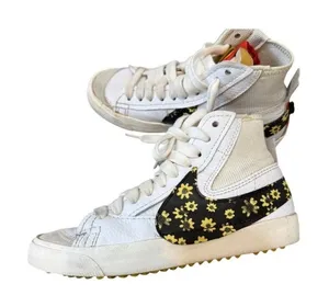 Nike Blazer women's 9 mens 7.5 Mid 77 jumbo sunflower sneakers 2667 thumbnail 1