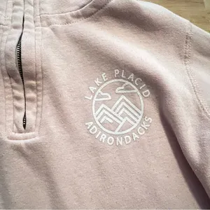 Lake Placid Light Pink Quarter Zip Pullover Women’s Small Pink thumbnail 2