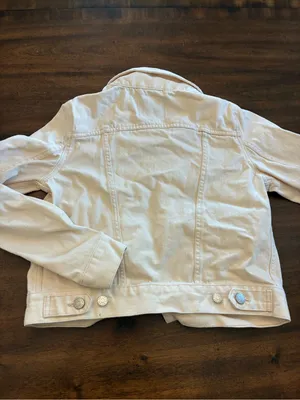 Urban Outfitters BDG Jean Jacket Women’s Medium Cream Denim thumbnail 3