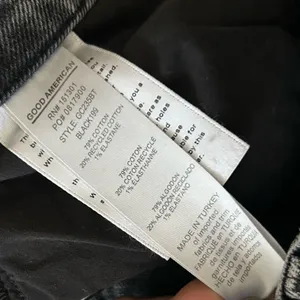 Good American Good Curve Black Denim Jeans Size 8/29 thumbnail 4
