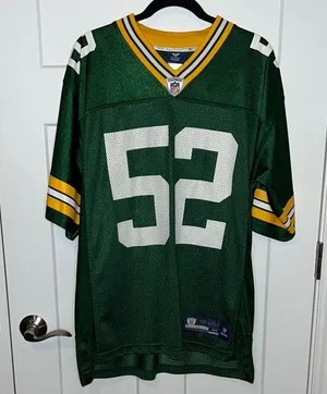 Reebok Green Bay Packers Clay Matthews Football Jersey thumbnail 1
