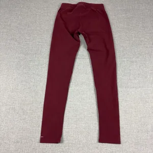 PACT ORGANIC Leggings Womens XS Red Mid Rise Ankle Cotton Stretch Jersey thumbnail 7